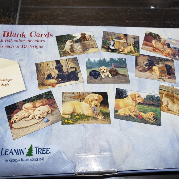 Box of  20 Leaning Tree Cards. From the early 2000's - Picture 4 of 4